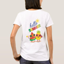 t-shirt "Bonjour l'été"