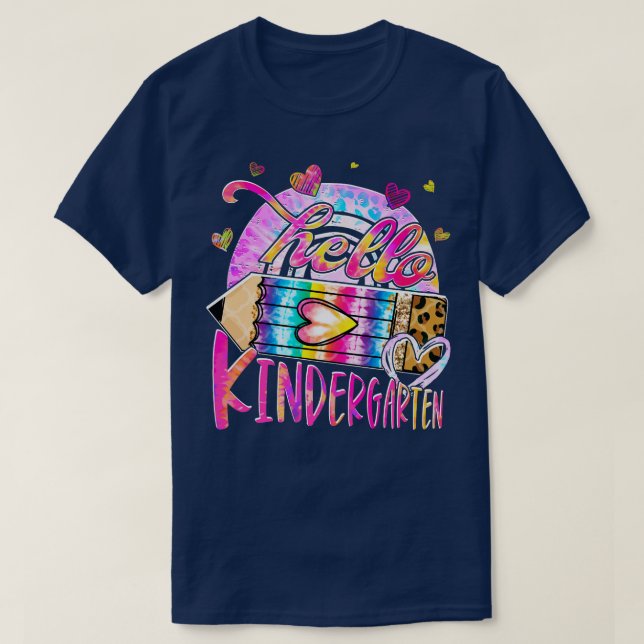 T-shirt Bonjour maternelle (Design devant)