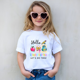T-shirt Bonjour maternelle Preppy
