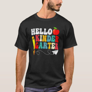 T-shirt Bonjour Maternelle Retour à l'école Enseignant Élè