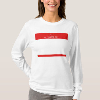T-shirt Bonjour ! mon nom est