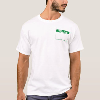 T-shirt Bonjour - mon nom est