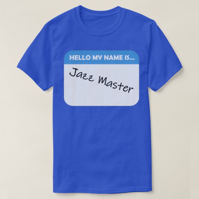 T-shirt Bonjour Mon Nom Est (Design devant)