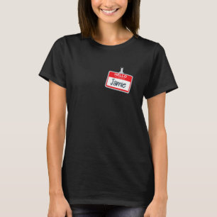 T-shirt Bonjour Mon Nom Est Jamie Funny Halloween Costume 