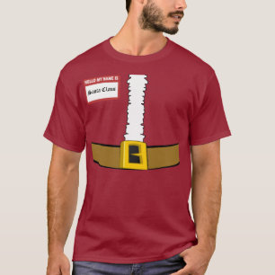 T-shirt Bonjour mon nom est personnaliser d'avant de