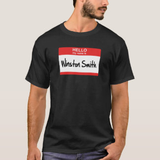 T-shirt Bonjour. Mon nom est Winston Smith