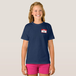 T-shirt Bonjour mon nom TAG Team Building Activité costume