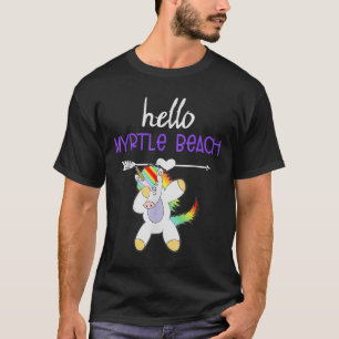 T-shirt Bonjour Myrtle Beach Caroline du Sud Dabbing Unico