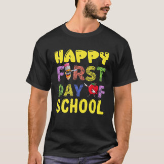 T-shirt Bonjour ! Premier Jour De Retour À L'École Pour En