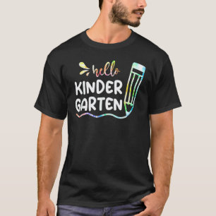 T-shirt Bonjour professeur de maternelle premier jour d'éc