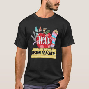 T-shirt Bonjour professeur Vision    professeur Apple