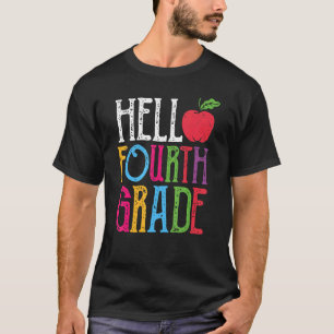 T-shirt Bonjour quatrième classe mignonne 4e classe