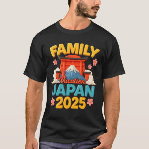 T-shirt Bonjour Tokyo Japon Famille Vacation 2025 Souvenir