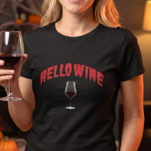 Bonjour vin drôle - Pun Halloween diabolique