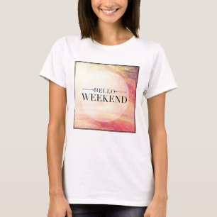 T-shirt Bonjour week-end 5