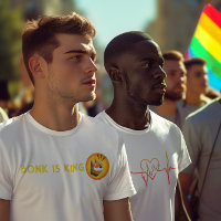 BONK crypto cadeau, meme monnaie trader tee papa