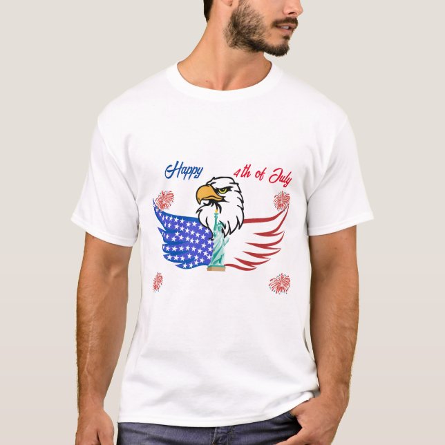 T-shirt Bonne 4 juillet (Devant)