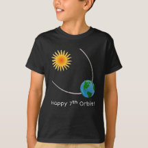 Bonne 7ème Orbit Space Anniversaire Chemise