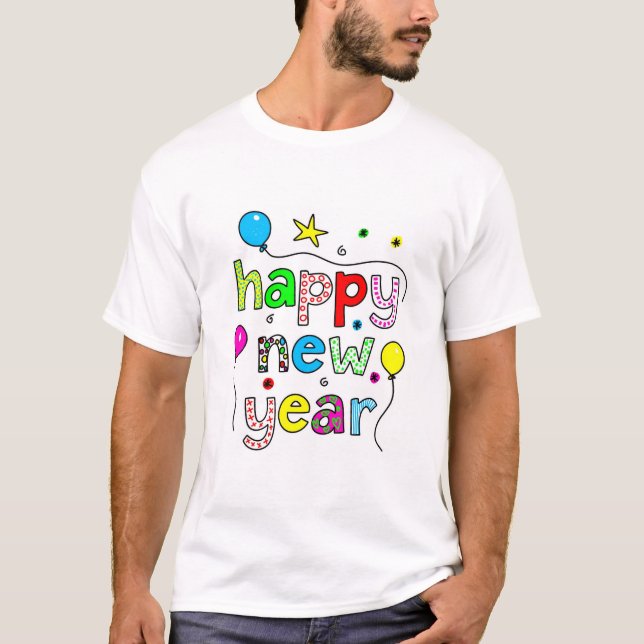 T-shirt Bonne année (Devant)