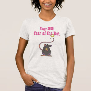 T-shirt Bonne année 2020 RAT chinois Nouvel an Cadeaux Zod