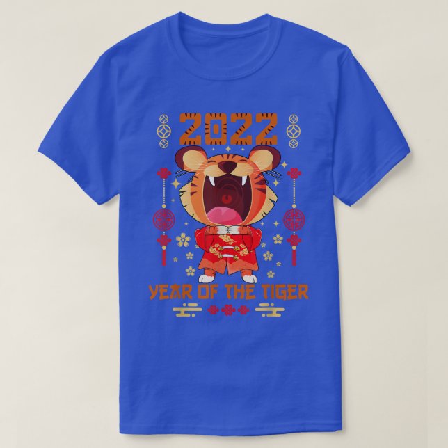 T-shirt Bonne Année 2022 Année Du Tiger Eve Party Su (Design devant)