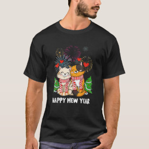 T-shirt Bonne année 2022 Drôle Chat Nouvel An Fête de la R