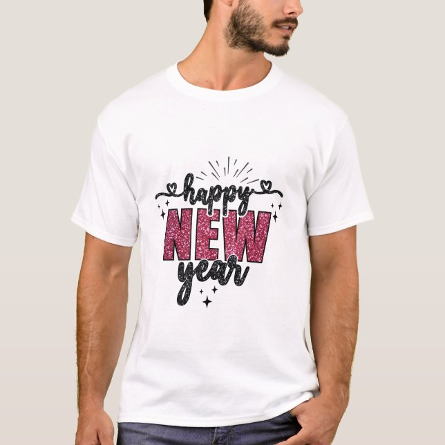 T-shirt Bonne année 2025 (Devant)