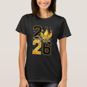 T-shirt Bonne année 2026 Boule disco Arc Nouvel An