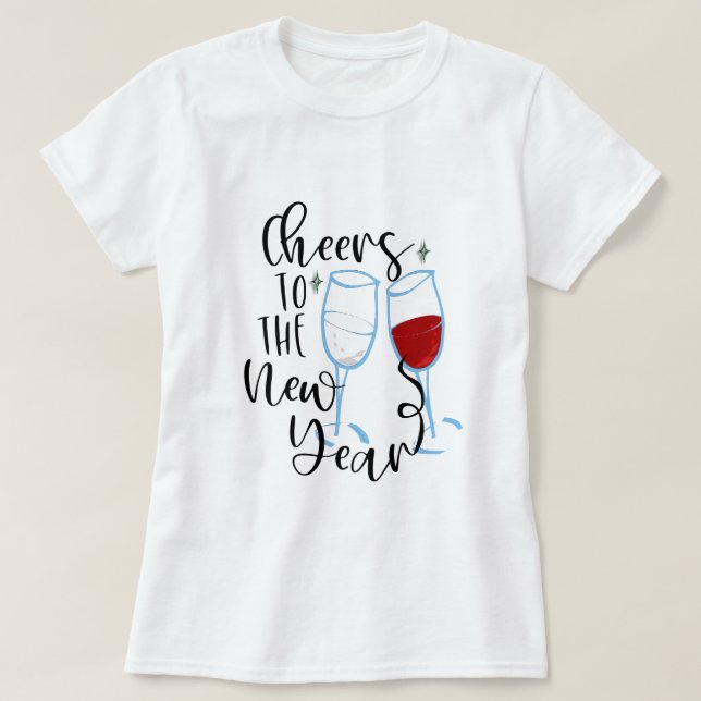 T-shirt Bonne Année À La Réveillon Du Nouvel An (Design devant)