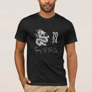 T-shirt Bonne année aux mots chinois : Gong Xi Fa Cai