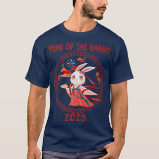T-shirt Bonne Année Chinoise Du Nouveau Lapin 2023, Année 