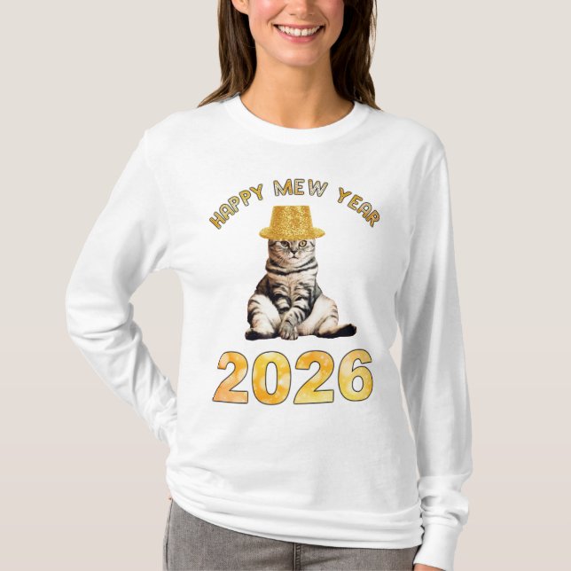 T-shirt Bonne année Mew 2026 (Devant)