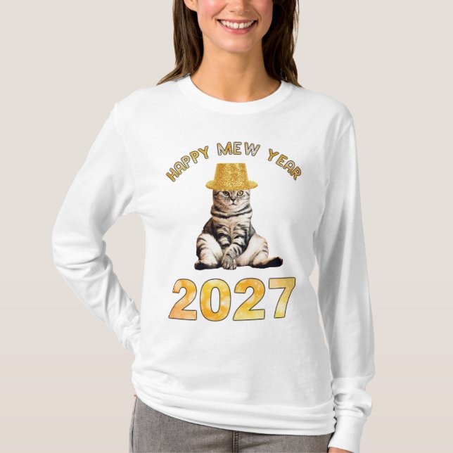 T-shirt Bonne année Mew 2027 (Devant)
