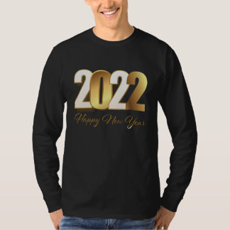 T-shirt Bonne année - or