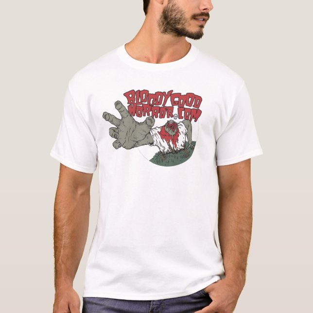 T-shirt Bonne chemise sanglante de logo d'horreur (Devant)