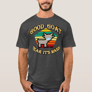 T-shirt bonne chèvre porter son masque, chèvre douce, cita