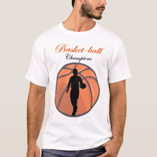 T-SHIRT BONNE CONCEPTION BASKIT BALL CHOMPIONS