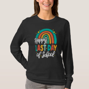 T-shirt Bonne Dernière Journée De L'École Idée Arc En Ciel