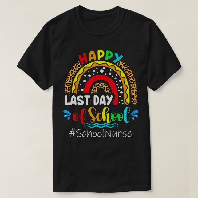 T-shirt Bonne Dernière Journée De L'École Infirmière Ensei (Design devant)