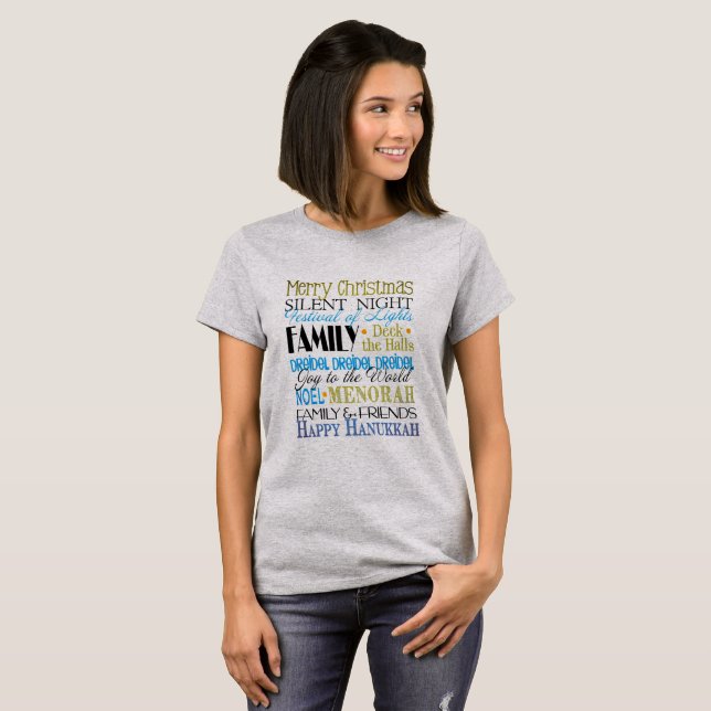 T-shirt Bonne Famille Et Amis Hanoukka (Devant entier)