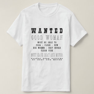 T-shirt Bonne femme Recherchée