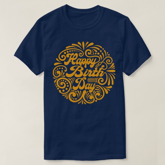 T-shirt Bonne fête d'anniversaire 1 (Design devant)