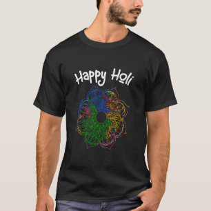 T-shirt Bonne fête des couleurs Happy Holi 2023 pour l'hin