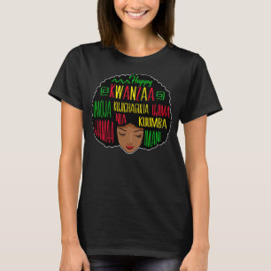 T-shirt Bonne fête des femmes africaines de Kwanzaa