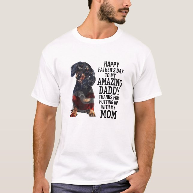 T-shirt Bonne Fête des pères À Mon Extraordinaire Papa Dac (Devant)