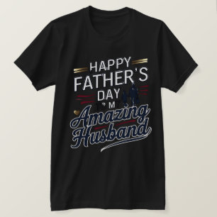 T-shirt Bonne Fête des pères à mon mari Extraordinaire - É