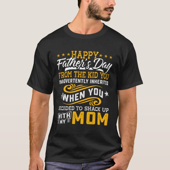 T-shirt Bonne Fête des pères De La Vous Inhe Par Inadverta (Devant)