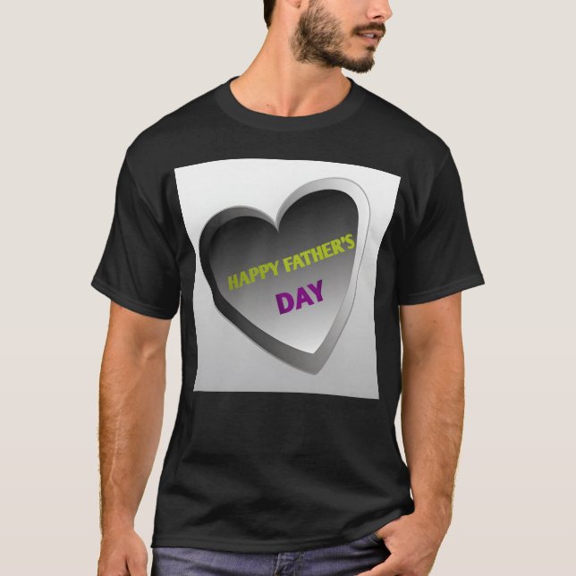 T-shirt Bonne fête des pères fille (Devant)