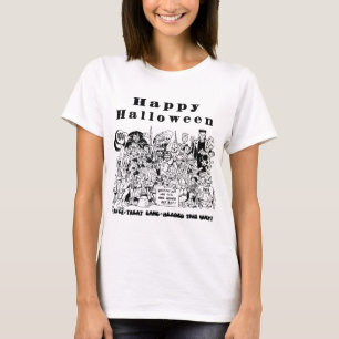 T-shirt Bonne fête d'Halloween