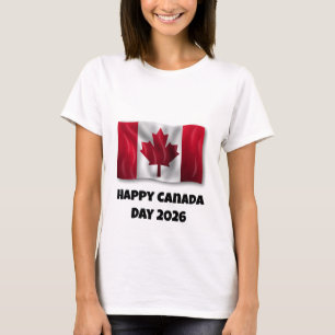 T-shirt Bonne fête du Canada pour femmes